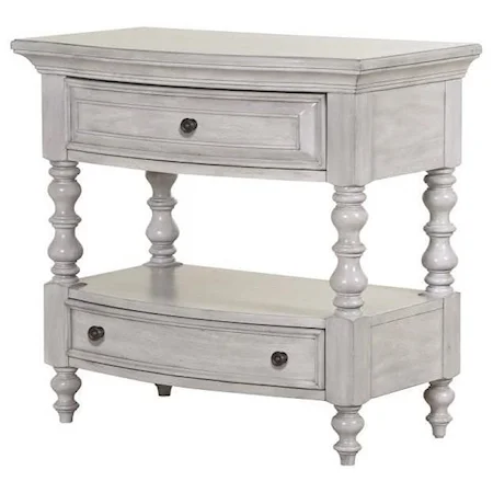 Traditional Open Nightstand